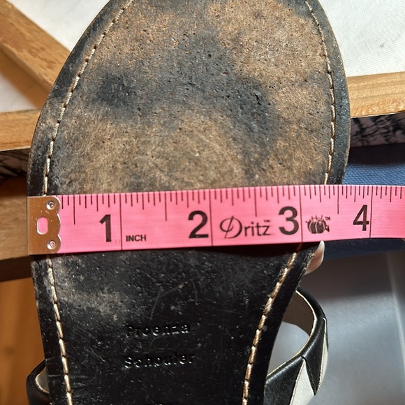 Proenza Schouler Graphic Sandals Leather Gladiator Ankle Strap Flat 37.5 - Picture 6 of 7